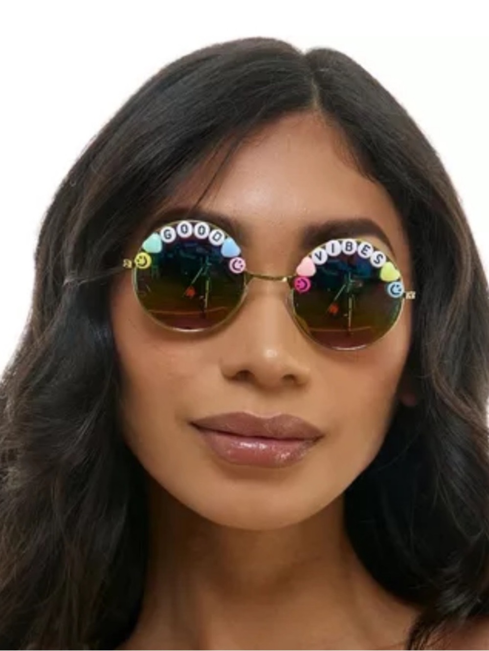 Rainbow Good Vibes Sunglasses